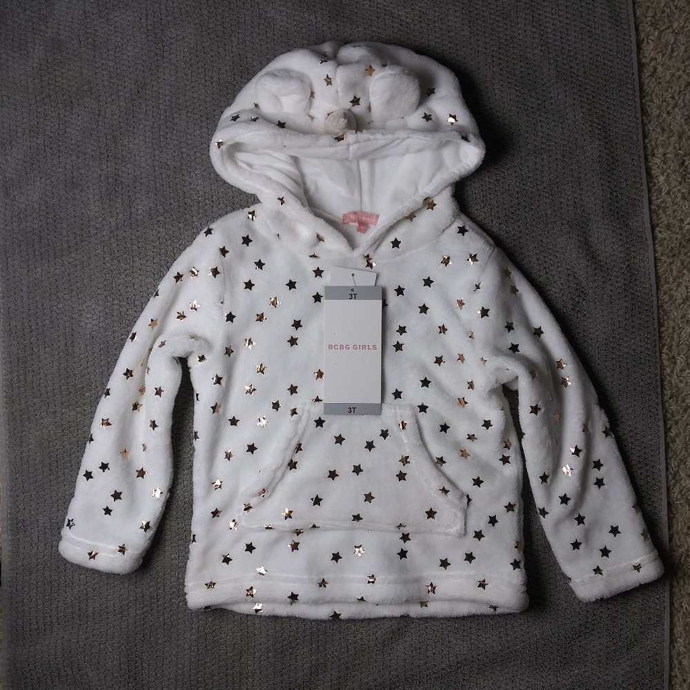 BCBG Girls stars + unicorn hoodie - 3T